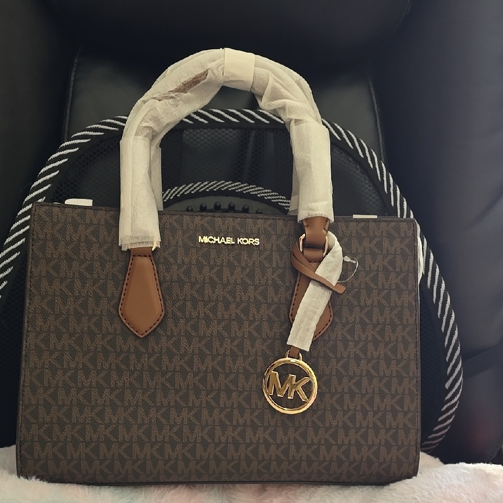 Michael Kors Brown Signature Tote Bag